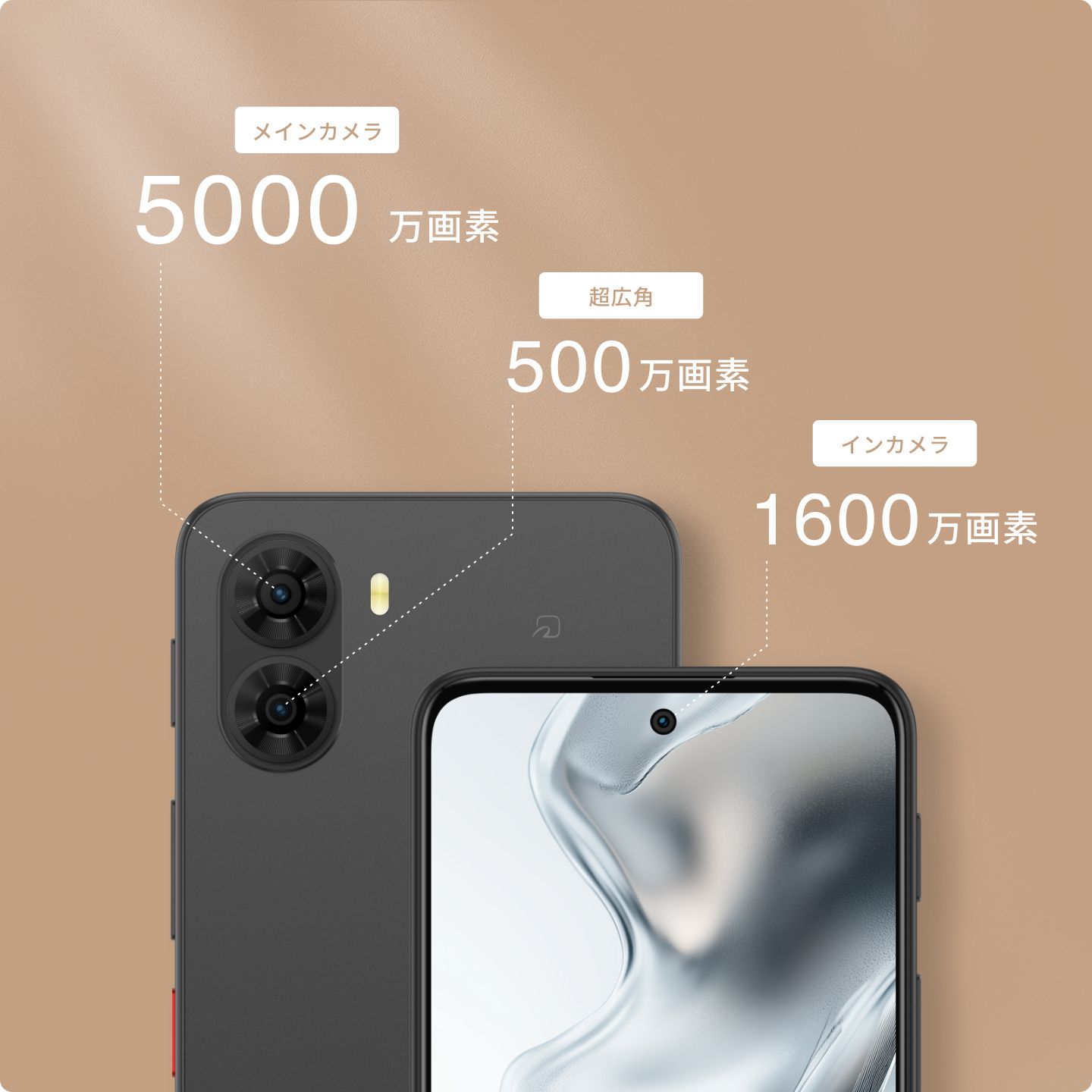 nubia S2 カメラ構成 公式イメージ